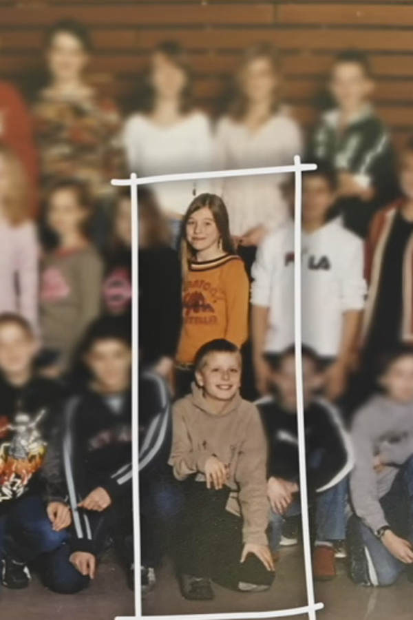So süß sahen Bibi und Julian in der 5.Klasse aus