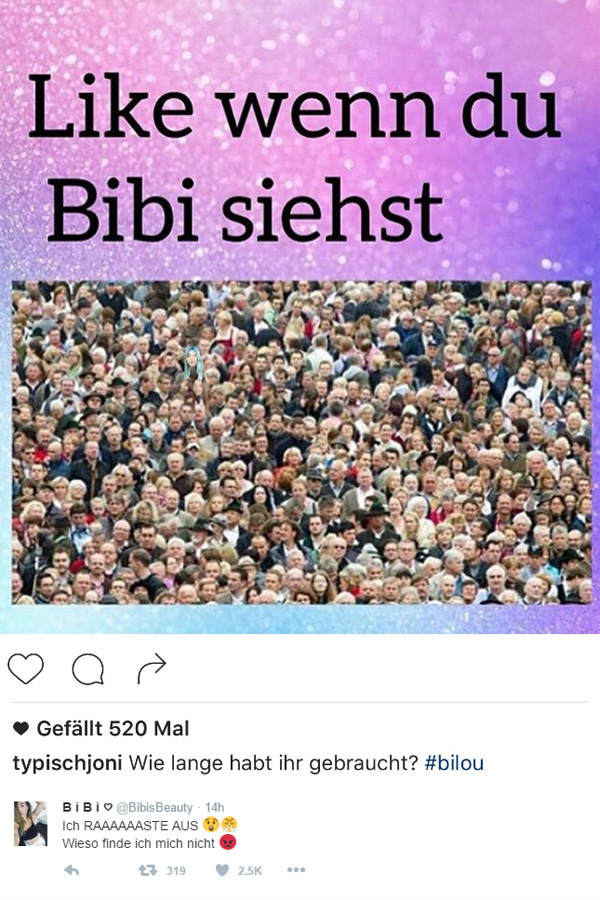 Finde Bibi im Wimmelbild