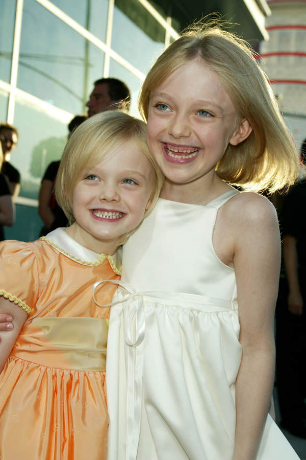 Dakota und Elle Fanning früher