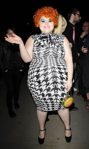 Beth Ditto mit crazy Outfit