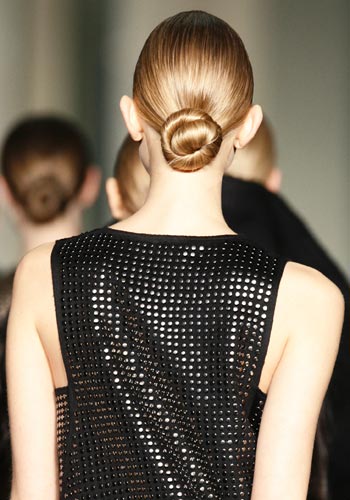 Klassisch eleganter Haarknoten