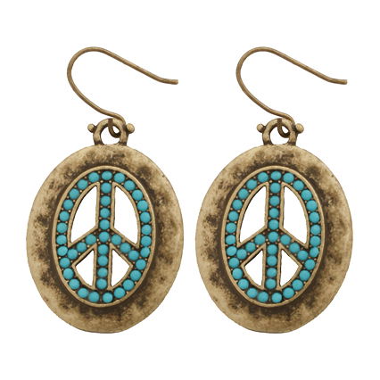 Peace-Ohrringe von Bijou Brigitte
