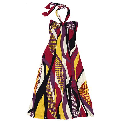 Buntes Hippie-Kleid
