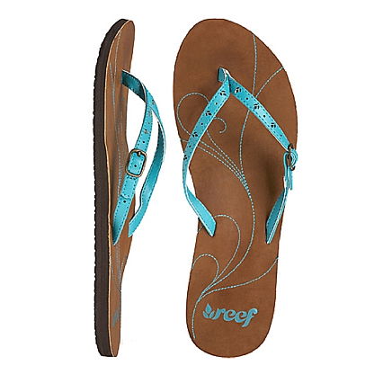 Süße Flip Flops in Türkis