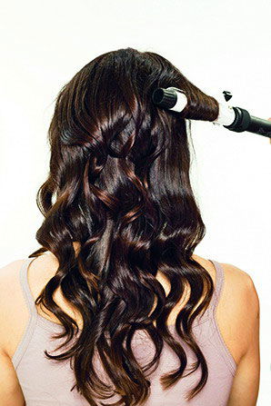 1. Locken drehen