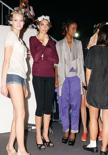 Backstage bei Anja Gockel