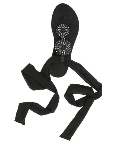 Schwarze Sandalen von Xanaka
