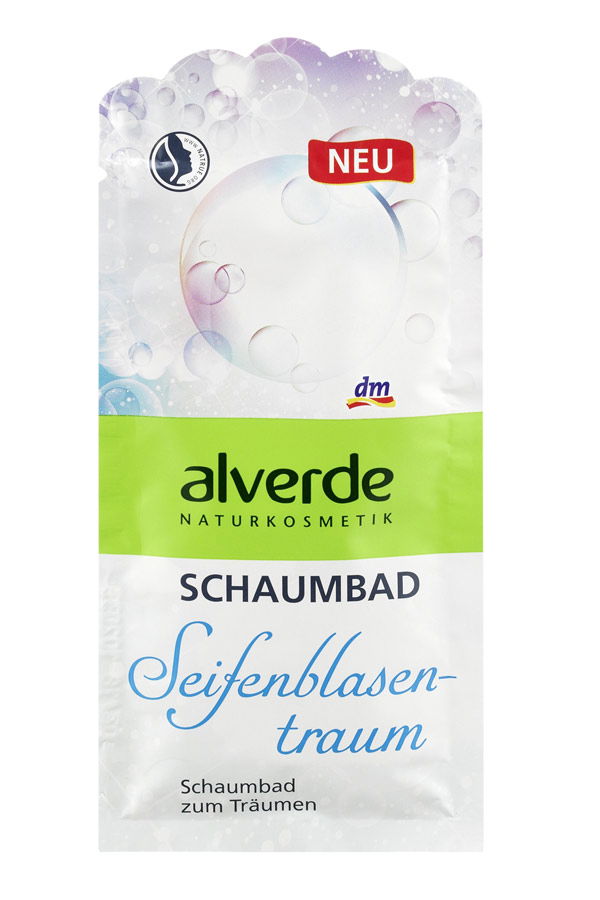 alverde Schaumbad Seifenblasentraum