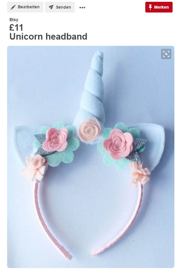 Einhorn-Kopfschmuck