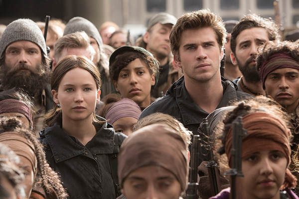Szenenbild: Katniss und Gale
