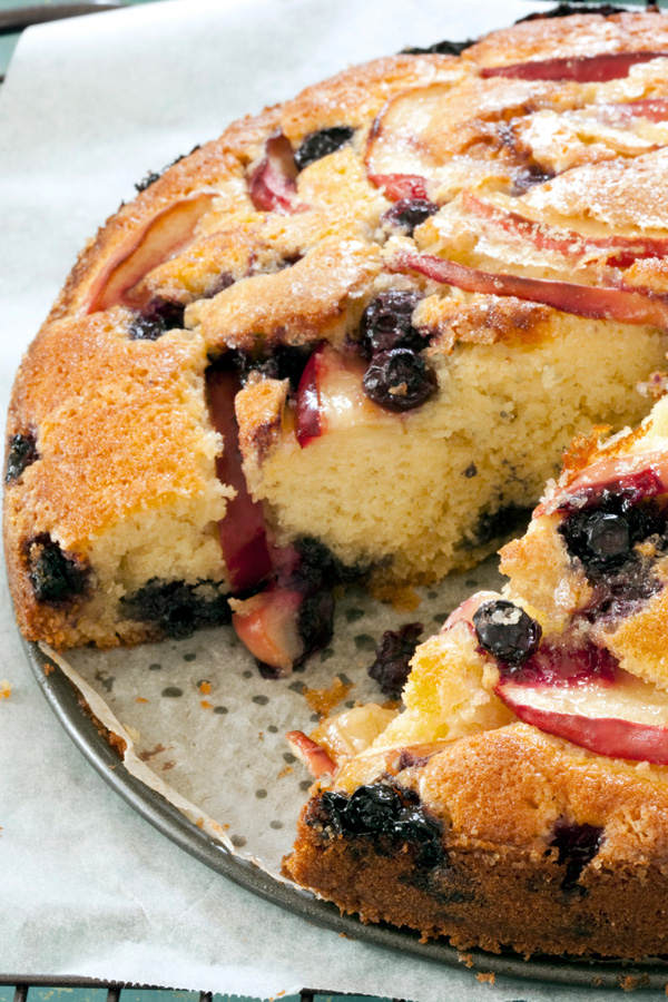 Apfel-Heidelbeer-Streuselkuchen von Nathalie