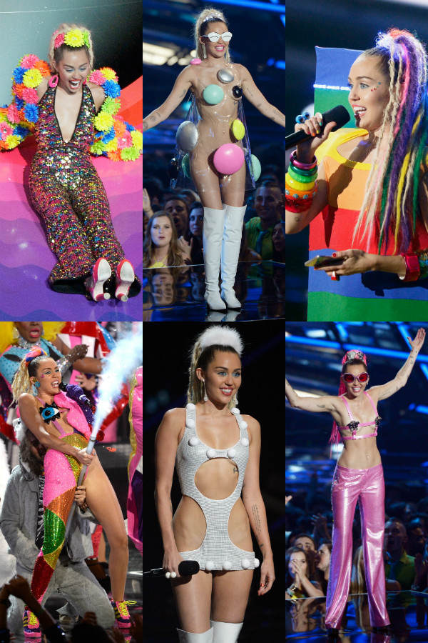 Miley Cyrus: Alle Outfits bei den MTV VMAs 2015