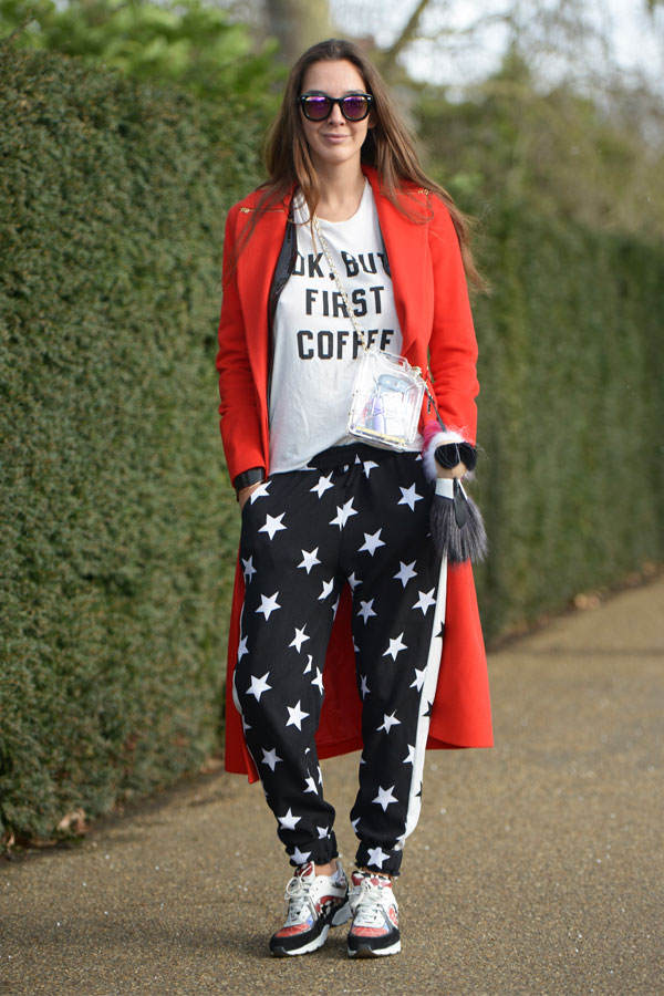 Chillige Hose plus Printshirt