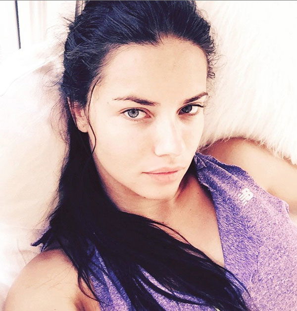 Adriana Lima ohne Make-up