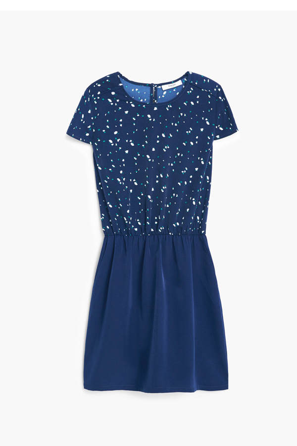 Kleid von Mango in dunkelblau