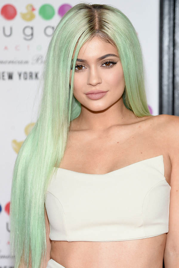 Kylie Jenner: Haare in hellem Türkis