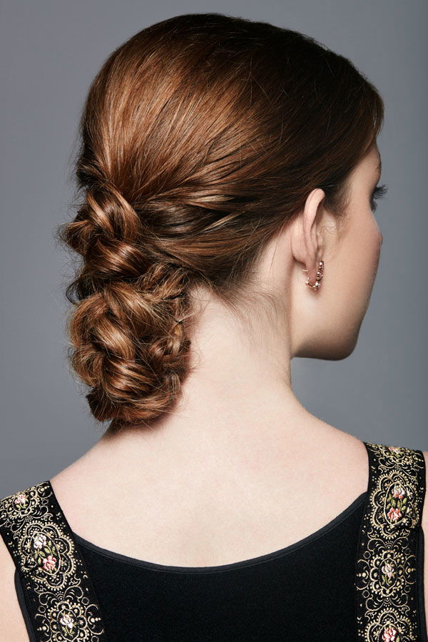 Ballfrisuren geflochten