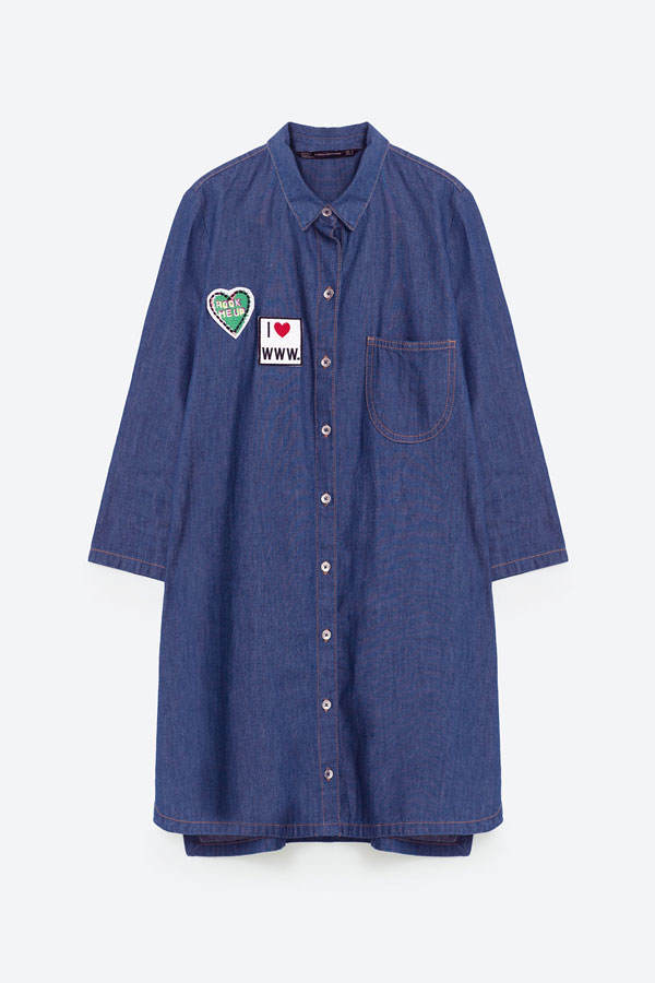 Jeanskleid von Zara
