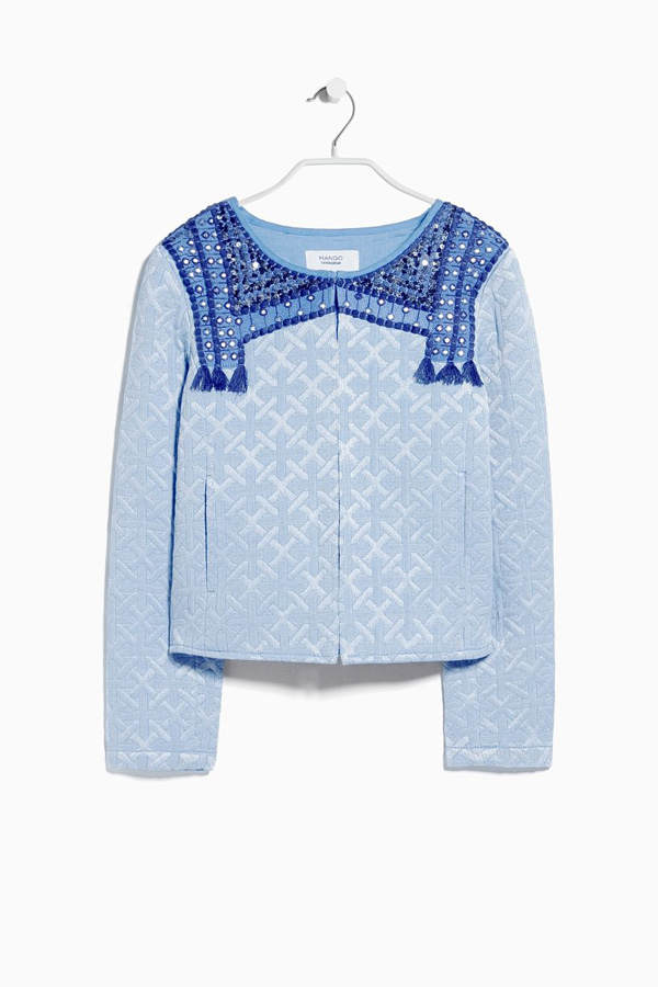 Bestickte Jacke von Mango