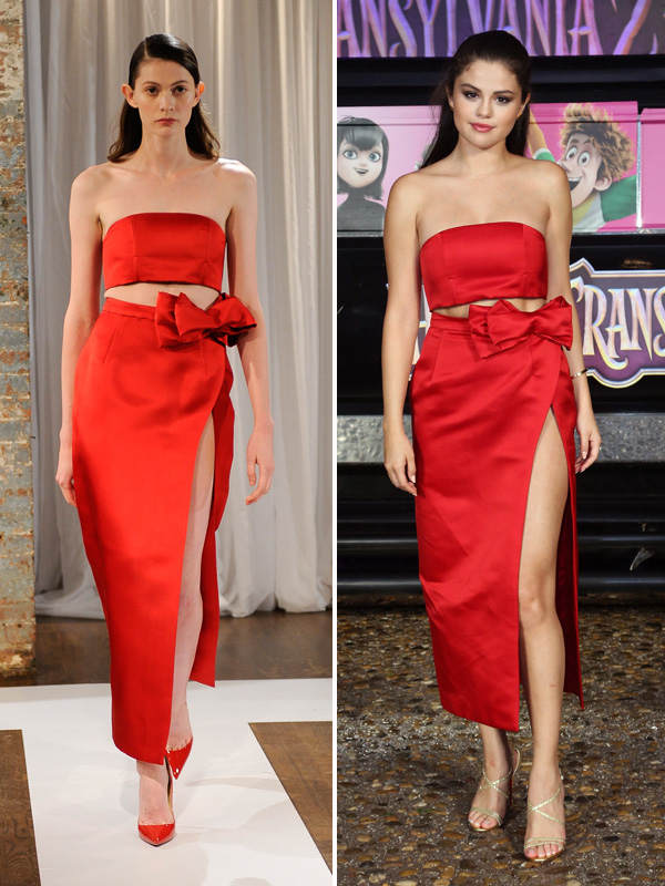 Selena Gomez In Katie Ermilio
