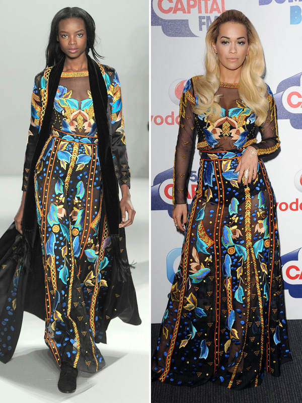 Rita Ora In Temperley London