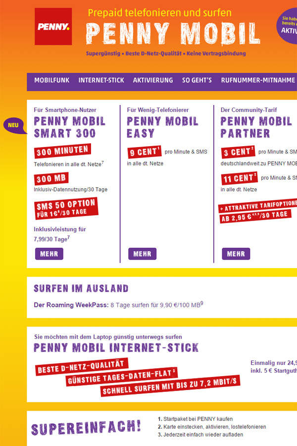 Penny Mobil Smart 300