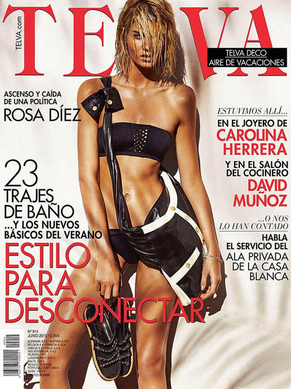 Luisa Hartema: Cover von "Telva"