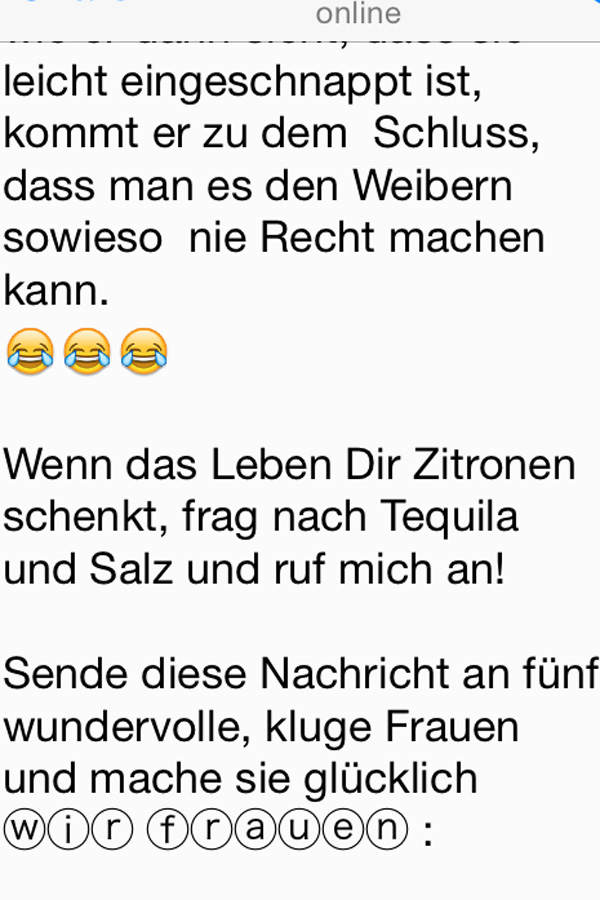 Mama und Kettenbriefe