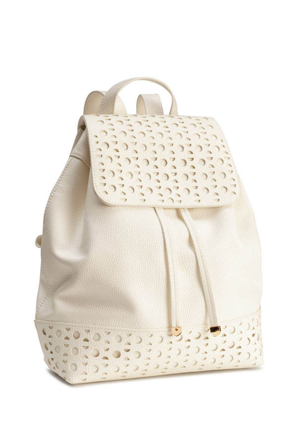 Weißer Rucksack von H&M