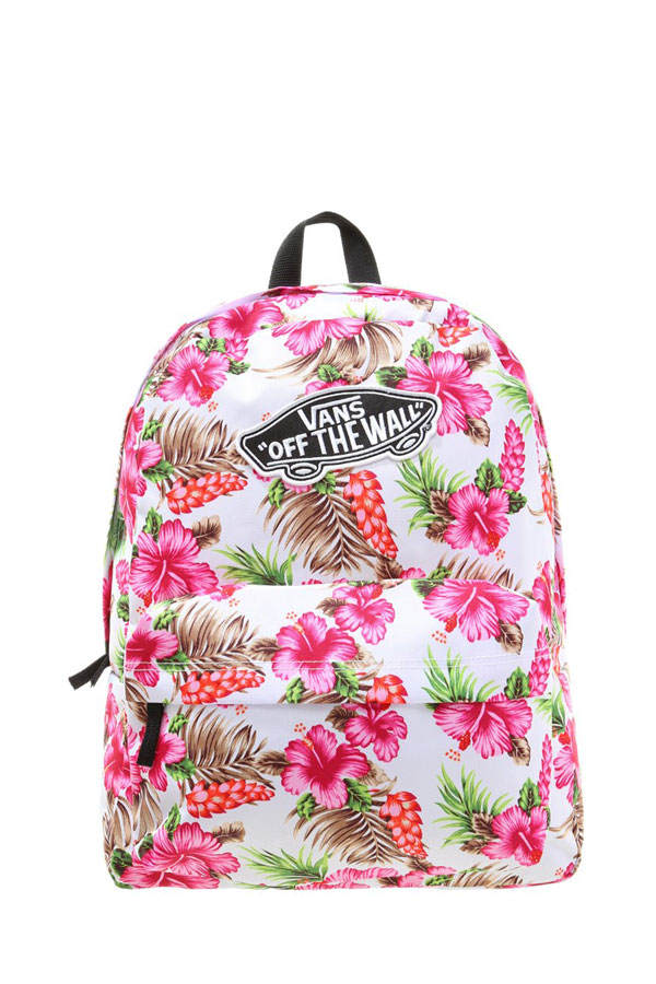 Bunter Rucksack mit Blumen von Vans