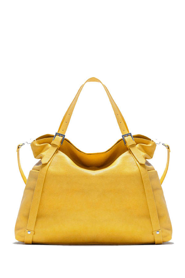 Gelbe Tasche von Zara