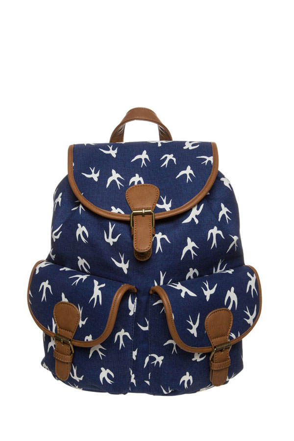 Rucksack mit Vögeln von Even & Odd
