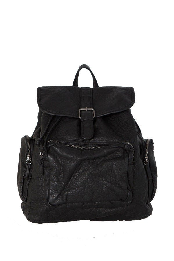 Schwarzer Rucksack von Bershka.de
