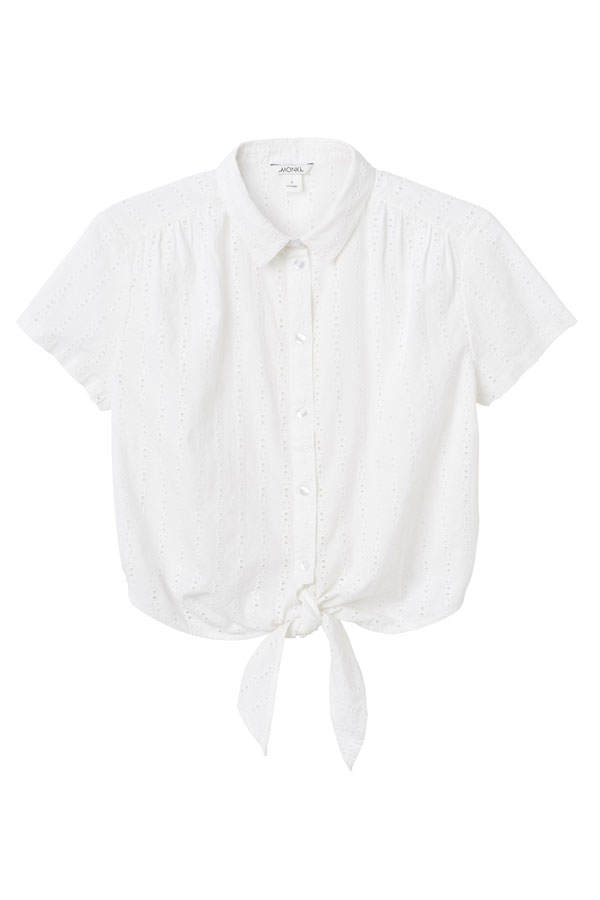 Geknotete Bluse von Monki.com
