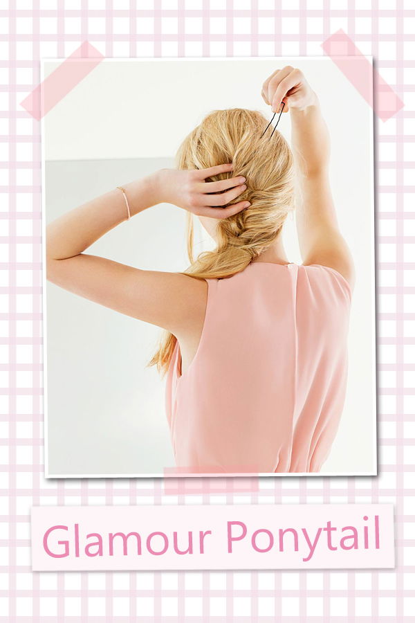 Glamour Ponytail: Step 3