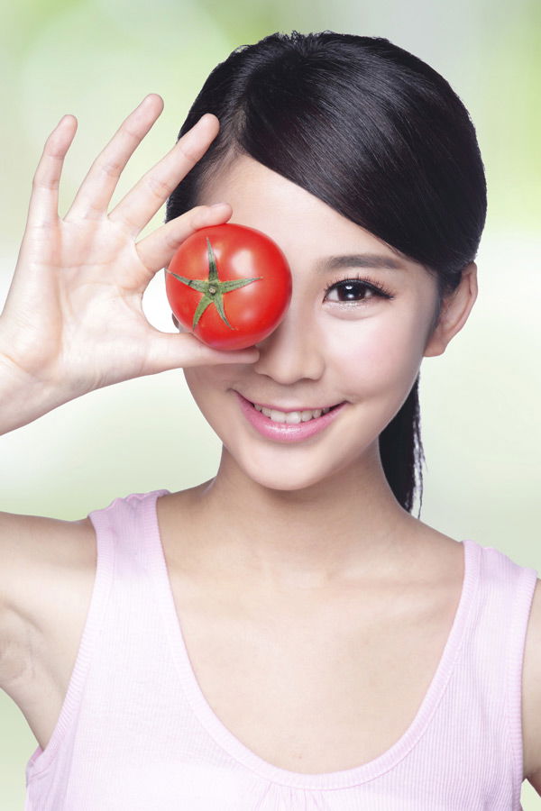 DIY-Peeling mit Tomaten
