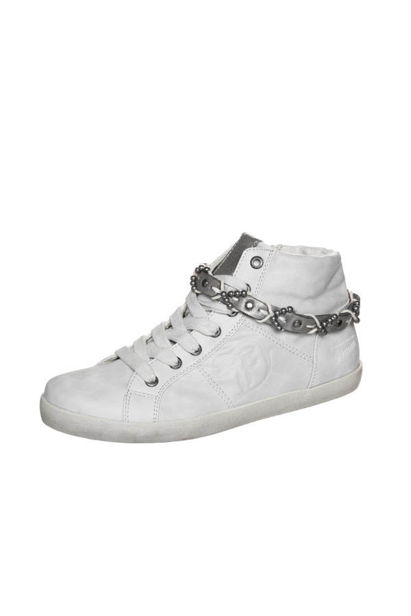Rockige weiße Sneaker von Tom Tailor