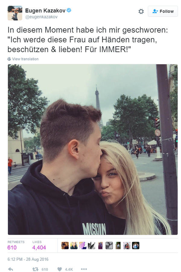 Süße Worte von Eugen an Dagi