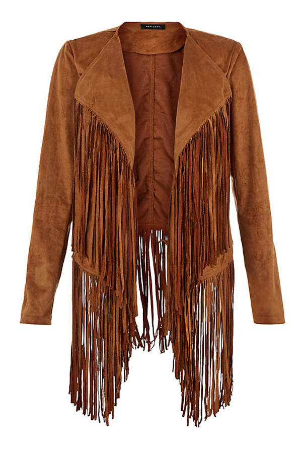 Cowboy-Lederjacke von New Look