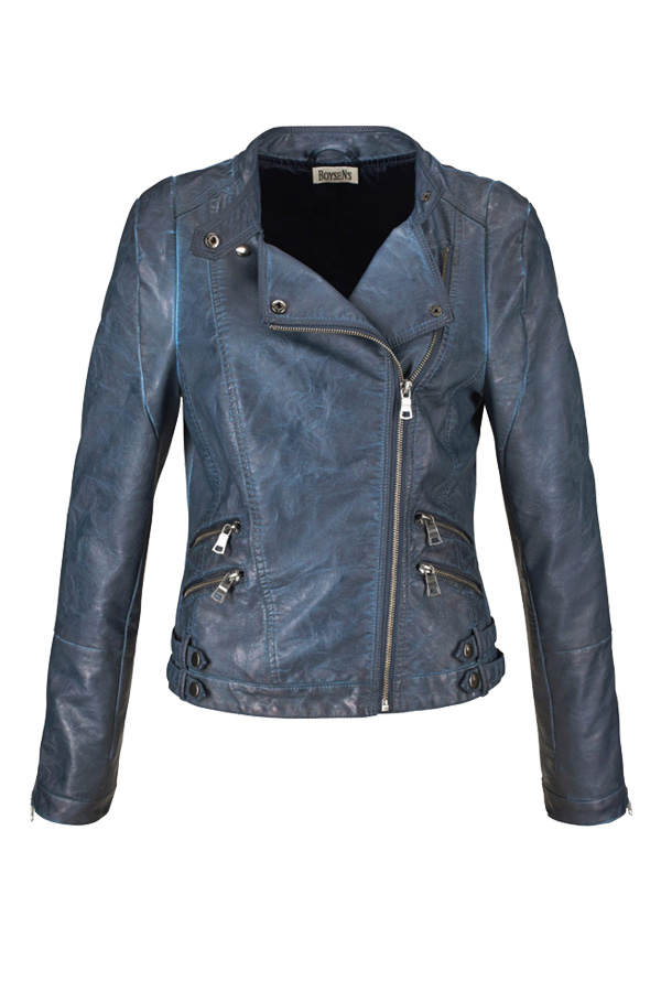 Lederjacke im Used-Look von Boysen’s