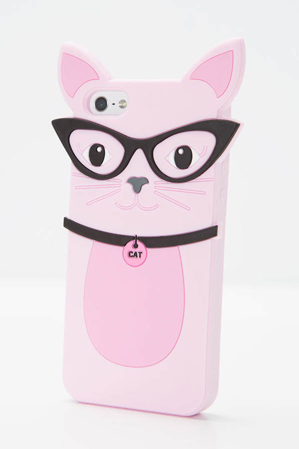 Katzen-Hülle in Rosa von Bershka