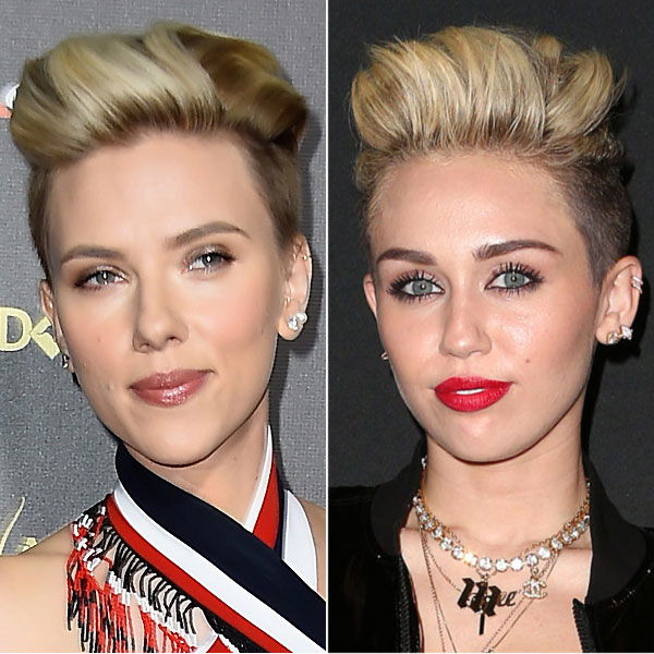 Scarlett Johannson vs. Miley Cyrus: Undercut