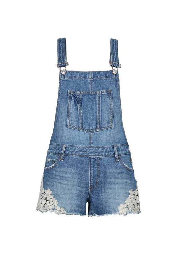 Kurze Jeans-Latzhose von Tally Weijl