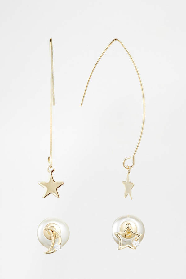 Mond- und Sterne-Ohrringe von Asos