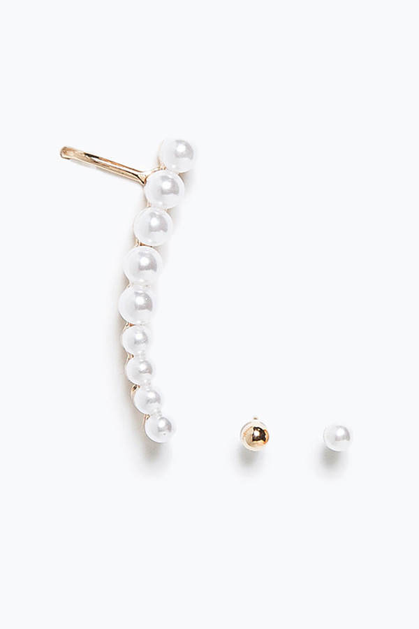 Perlen-Ear-Cuff von Zara