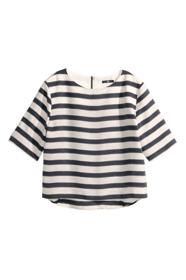 Gestreiftes Crop Top von H&M