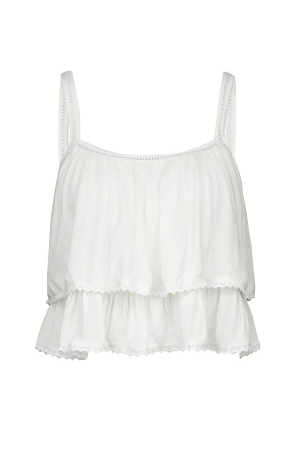 Weißes Crop Top von New Yorker