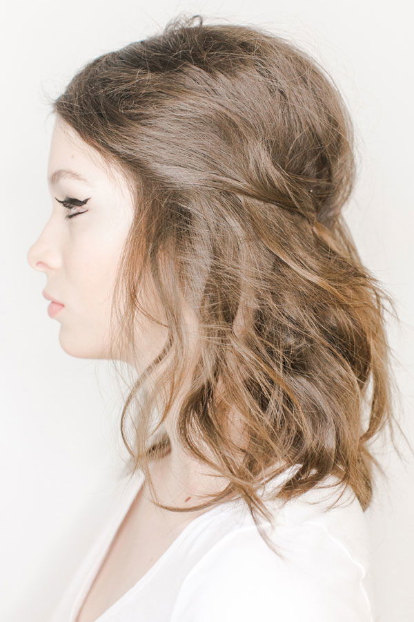 Undone Look mit Locken