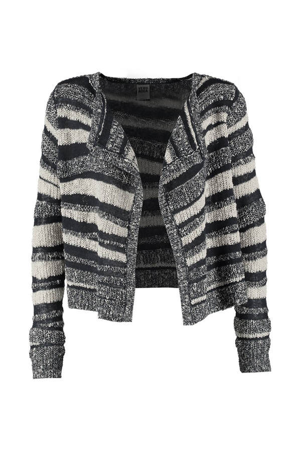 Cardigan mit Streifen