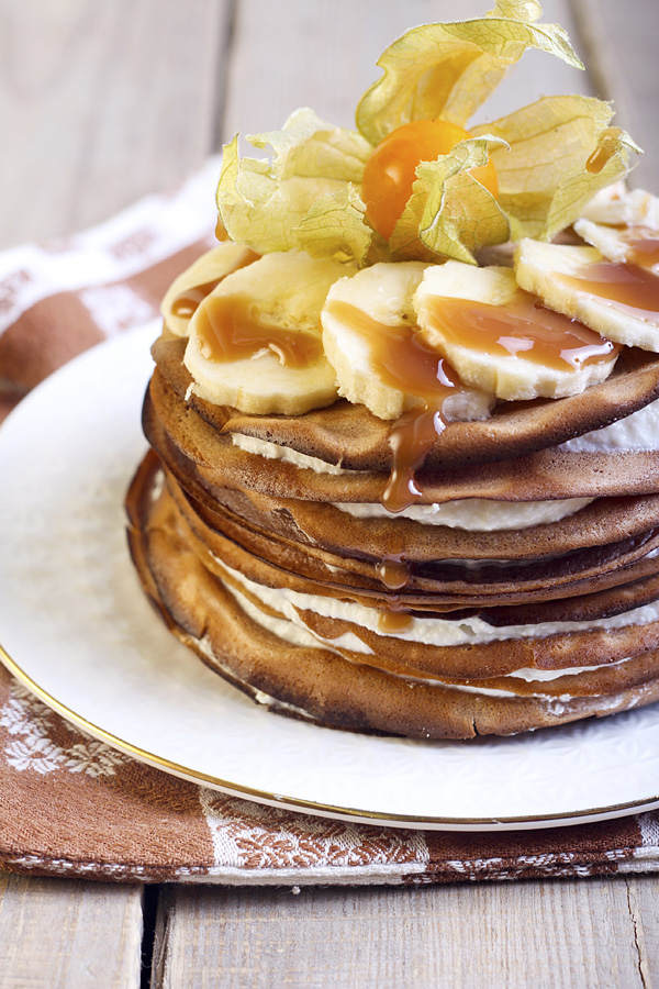 Schnelle Banana-Pancakes